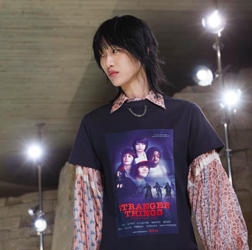 Louis Vuitton Just Sent a 'Stranger Things' T-Shirt Down the