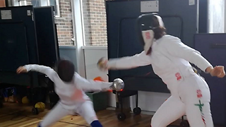 Clinical fencing squads put their rivals to the sword