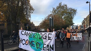 Divestment protests continue with march through Cambridge