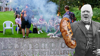 Right-wingers host sausage fest in protest against meat-free Mondays