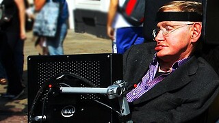 Stephen Hawking in local protest