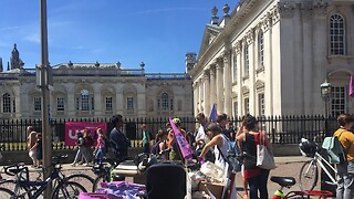 Cambridge academics protest insecure work during open days