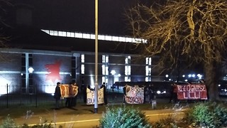 Students protest Homerton anniversary Charter dinner in support of striking staff 
