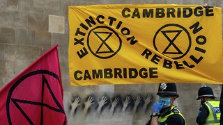 Extinction Rebellion march through Cambridge marking the beginning of their ‘Summer Rebellion’ 