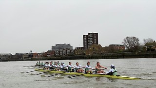 ‘Woody’ beat ‘Buzz’ in CUBC Women’s Trial VIIIs race