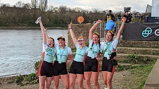 Cambridge win 76th Women’s Boat Race in record-breaking time