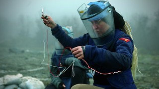 In pictures: Ukraine’s first female sappers