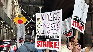 Screenwriters on strike