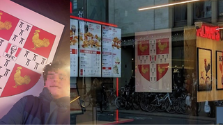 Cock up? KFC branch told to remove spoof Cambridge logo 
