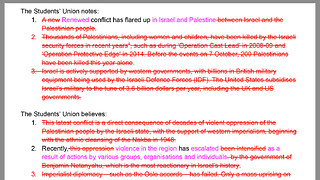 Jewish students call SU Palestine motion a ‘disgrace’, as proposer invokes Intifada