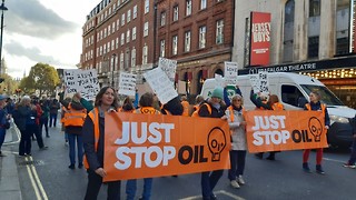 Just Stop Oil march in Cambridge after 'dismal' COP28
