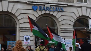 Pro-Palestinian students occupy Barclays