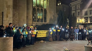 Vigil held for murdered Cambridge student