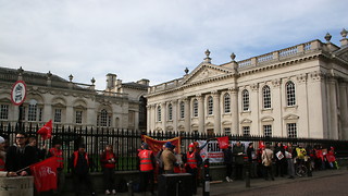 Unite members picket University over pay dispute