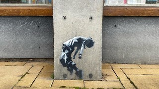  Possible Banksy sighted in Cambridge 