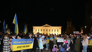 'We refuse to be forgotten!': Cambridge commemorates two year anniversary of the invasion of Ukraine