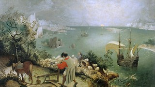 Learning from Bruegel and the fall of Icarus