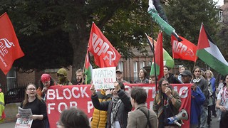 Academic caught in Palestine Action t-shirt
