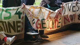 Queens' for Palestine stages second sit-in