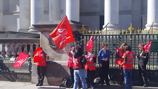 Over 500 University support staff go on strike