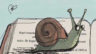 Don't rush me &ndash; I'm reading!