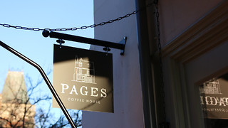 What’s the story behind Pages coffee house?