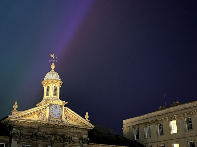 Cambridge basks in the Northern Lights