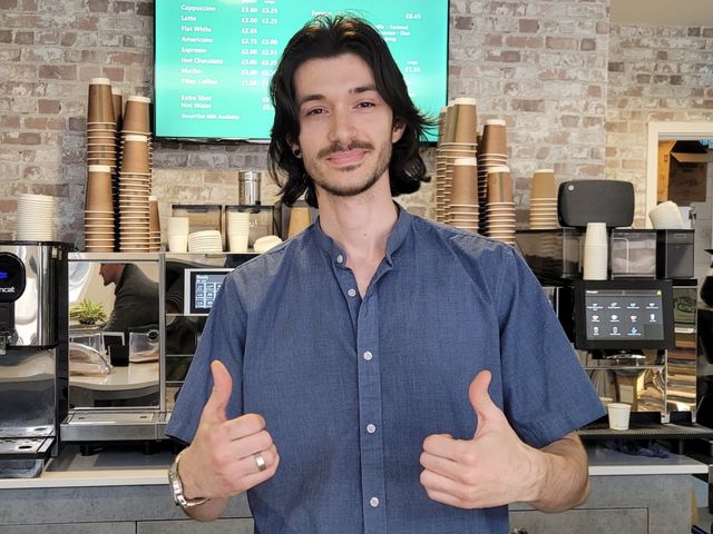 Latte love! The Sidge barista who's captured everyone's hearts 