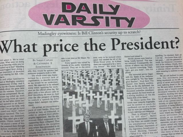Vintage Varsity: transatlantic ties