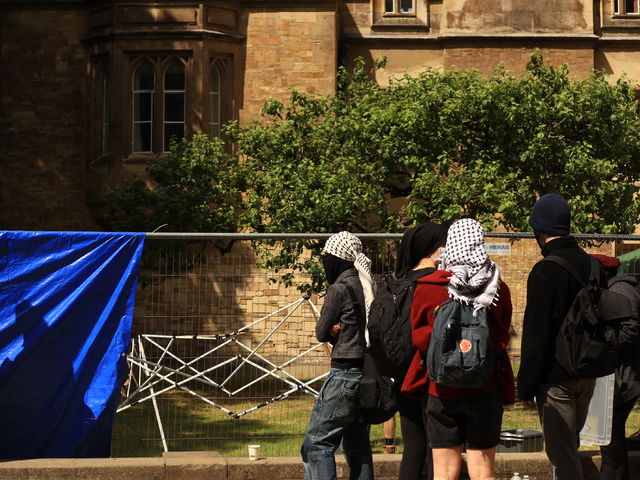 Trinity evicts pro-Palestine encampment