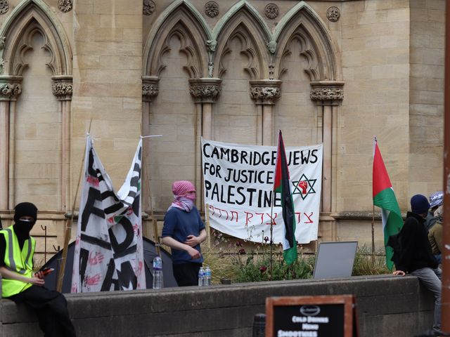 Pro-Palestine encampment move to St John’s after eviction from Trinity 