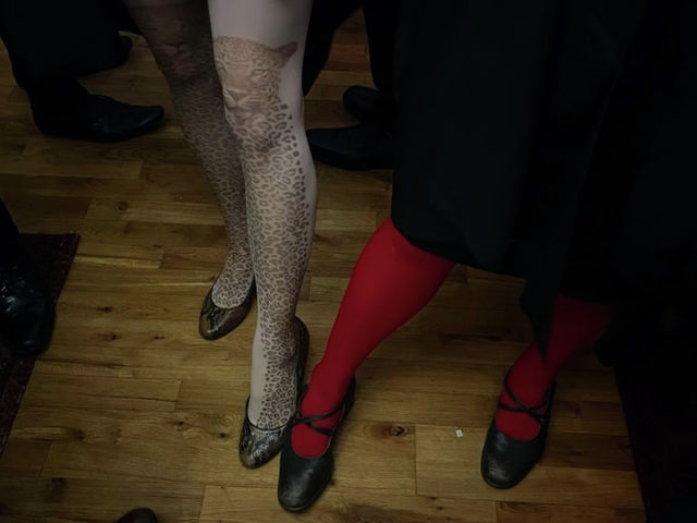 The ins and outs of coloured tights