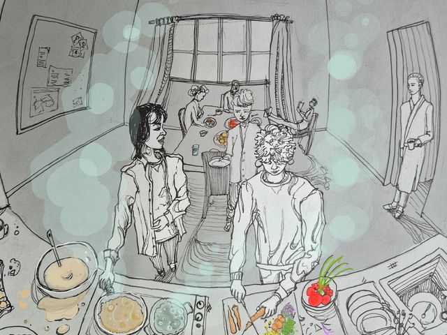 Head-to-head: eating in hall or cooking? 