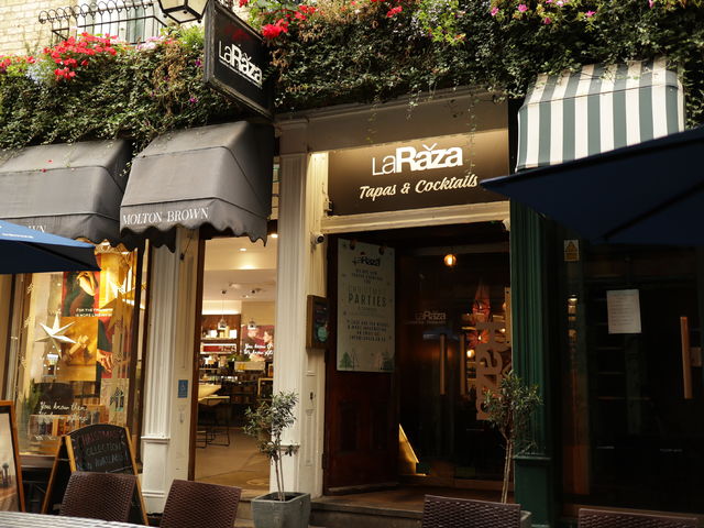 Behind the bar at La Raza