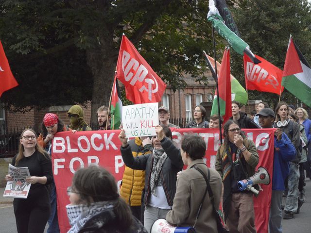 Academic caught in Palestine Action t-shirt