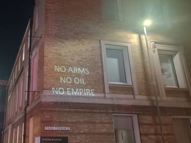 Protesters accuse sustainability institute of 'greenwashing'