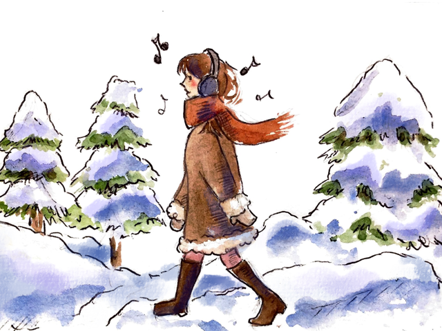 Walking in a winter wonderland