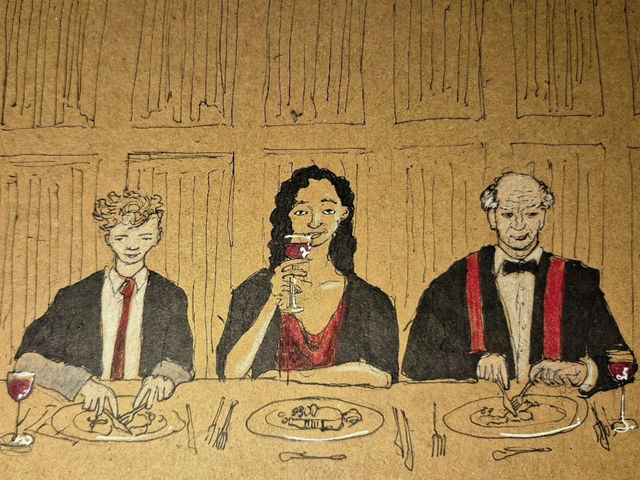 The curious case of the subject dinner