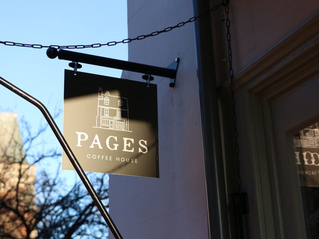 What’s the story behind Pages coffee house?