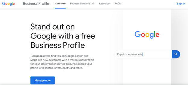 Official Site of Google Business Profile