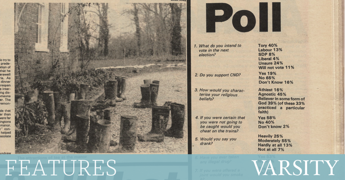 Vintage Varsity Cambridge goes to the polls Varsity